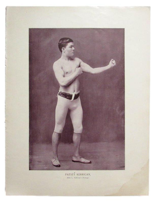 Patsey Kerrigan Boxer d.1901 1895 Boxing Gladiators 11x15 Supplement Poster