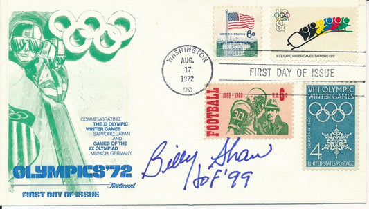 Billy Shaw Buffalo Bills HOF Signed 1984 First Day Cover/FDC 151308