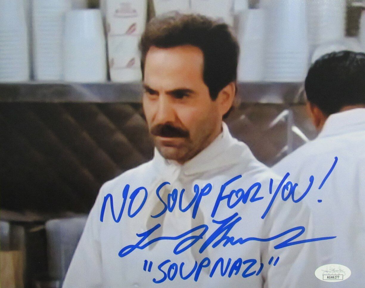 Larry Thomas SOUP NAZI Autographed/Inscribed 8x10 Photo "Seinfeld" JSA