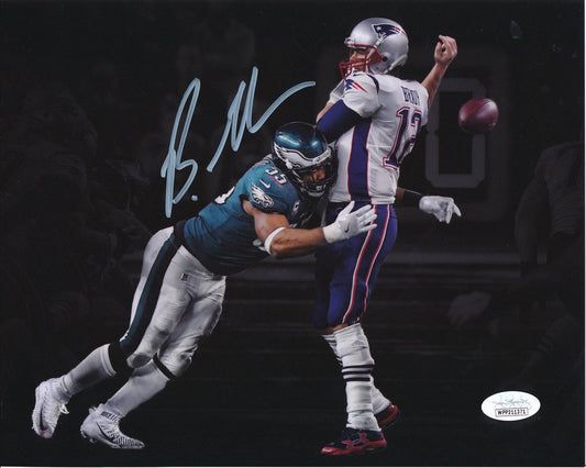 Brandon Graham Eagles SBLII The Fumble Signed/Autographed 8x10 Photo JSA 140897