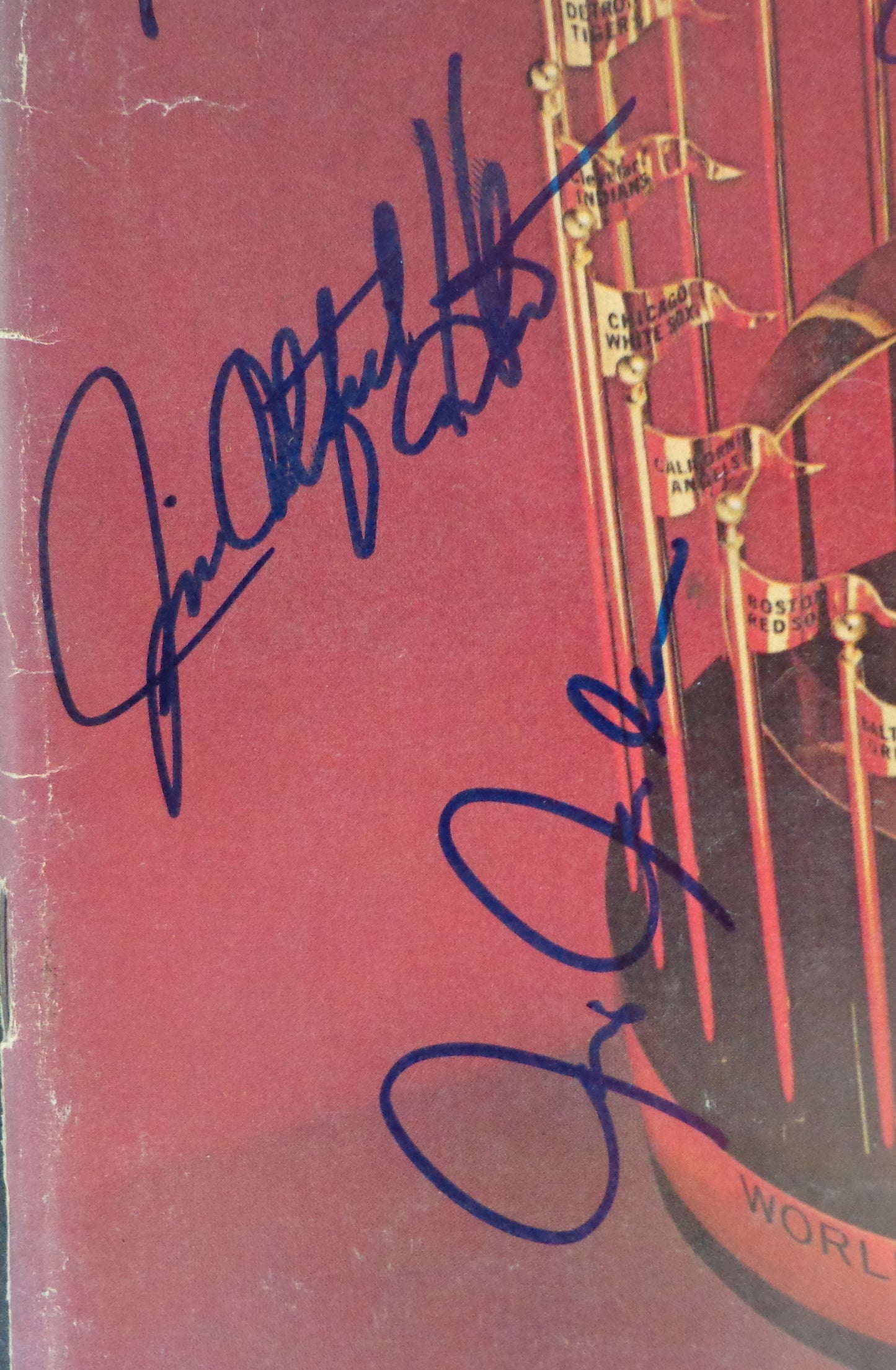 1977 World Series Program Multi-Signed by 17 Yankees/Dodgers+ Hunter HOF 177126