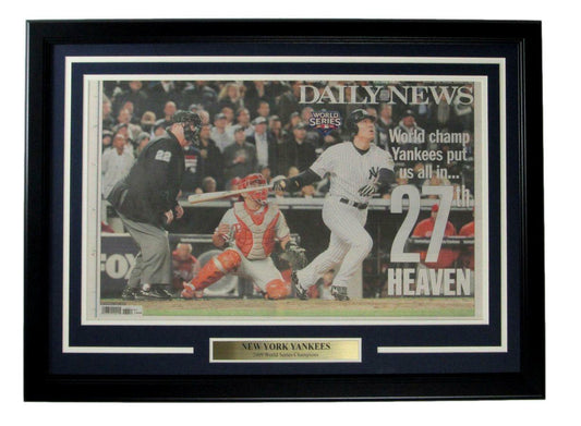 Daily News Newspaper November 5, 2009 Yankees World Series Champs Framed 165891