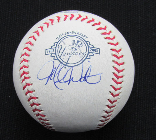 Mike Witt Signed/Auto Yankees 100th OML Baseball MAB 187061