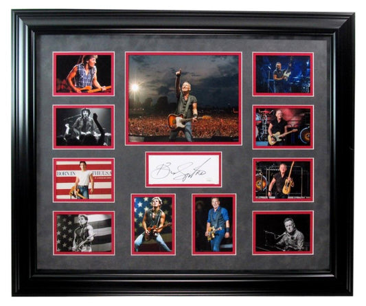 Bruce Springsteen Autographed PhotoCollage Framed JSA 190238