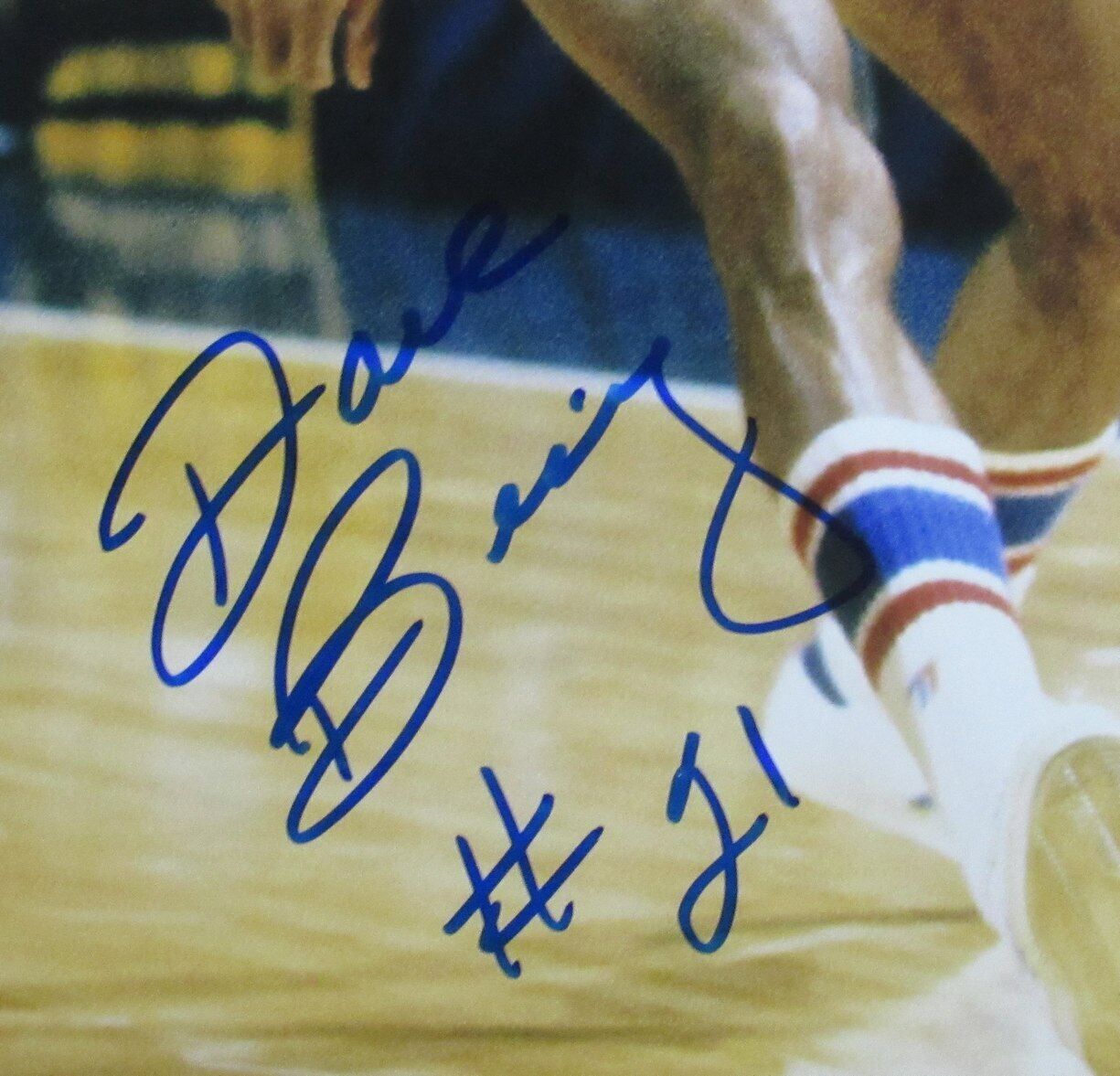 Dave Bing HOF Autographed 11x14 Photo Detroit Pistons JSA