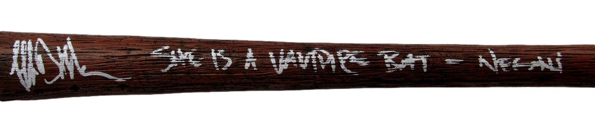 Jeffrey Dean Morgan Negan Signed Lucille Replica Bat "The Walking Dead" JSA 9433