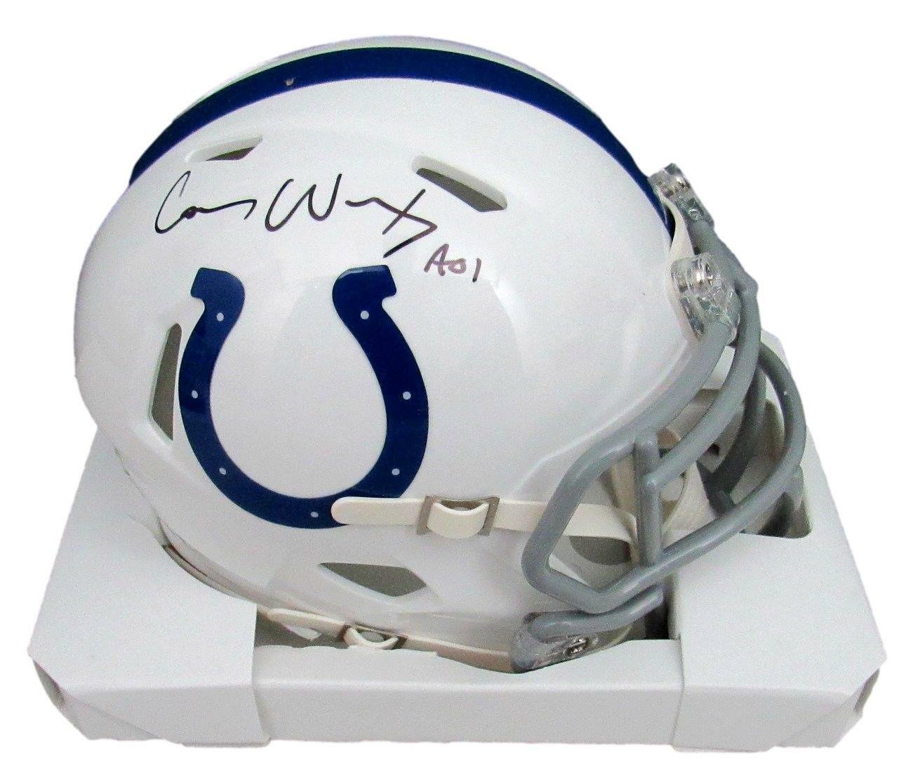 Carson Wentz Signed/Inscribed Indianapolis Colts Mini Helmet Fanatics 159900