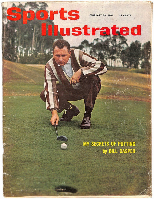 February 20, 1961 Billy Casper US Open Sports Illustrated NO LABEL 181625