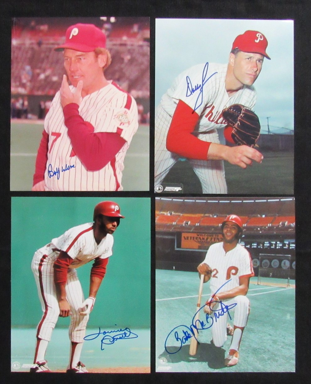 Lot of (20) Autographed 1980 Philadelphia Phillies 8x10 Photos 181352