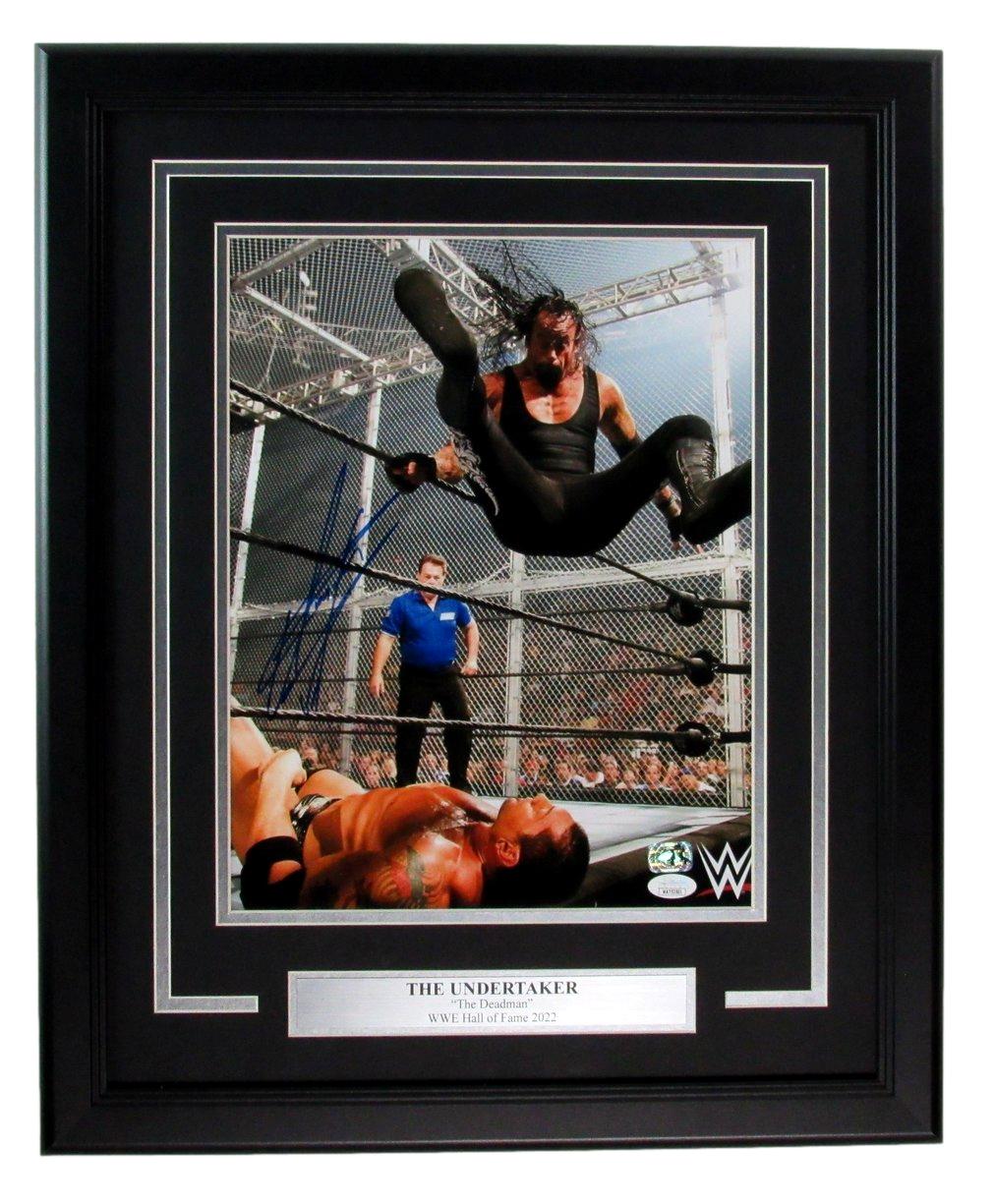 Mark William Calaway "Undertaker" Signed/Auto 11x14 Photo Framed JSA 190549