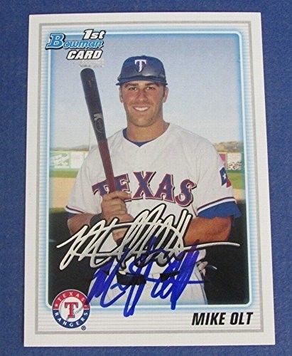 Mike Olt Rangers Signed/Autographed 2010 Bowman Rookie Baseball Card #BDPP65