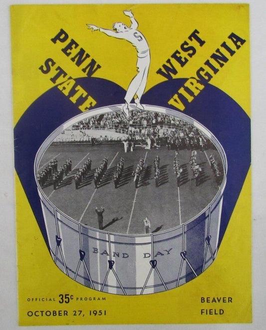 1951 Penn State Nittany Lions vs. West Virginia College Football Program 137618