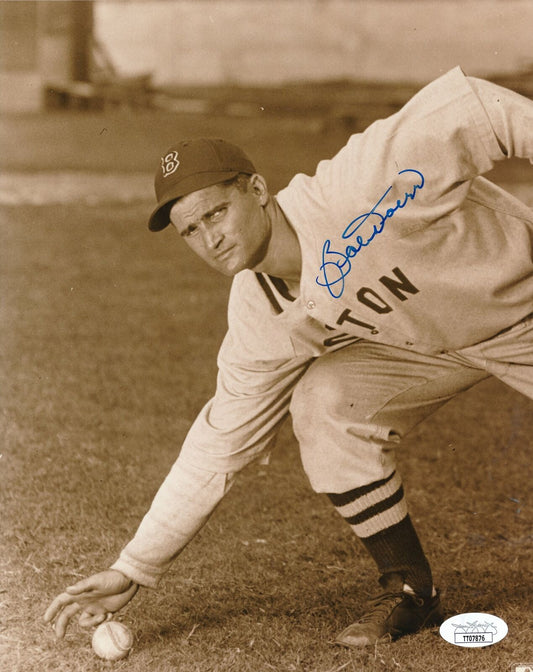 Bobby Doerr HOF Boston Red Sox Signed/Autographed 8x10 B/W Photo JSA 165031