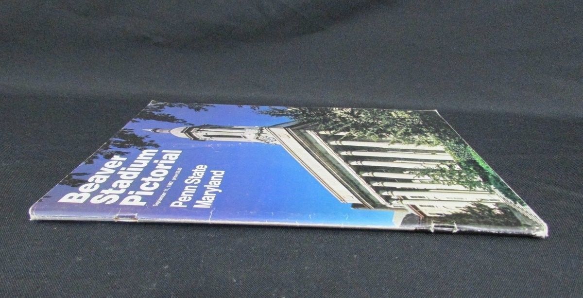 Penn State Beaver Stadium Pictorial Football Program 1982 vs Maryland 127338