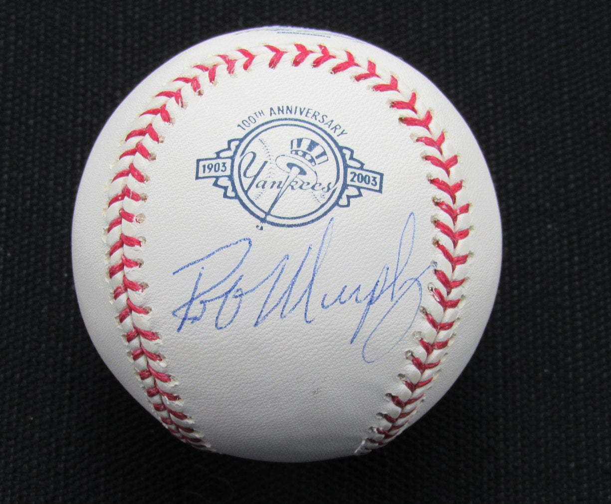 Rob Murphy Signed/Auto Yankees 100th OML Baseball MAB 187105