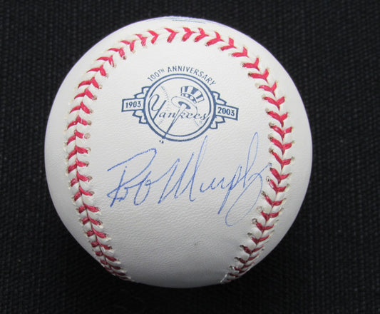 Rob Murphy Signed/Auto Yankees 100th OML Baseball MAB 187105