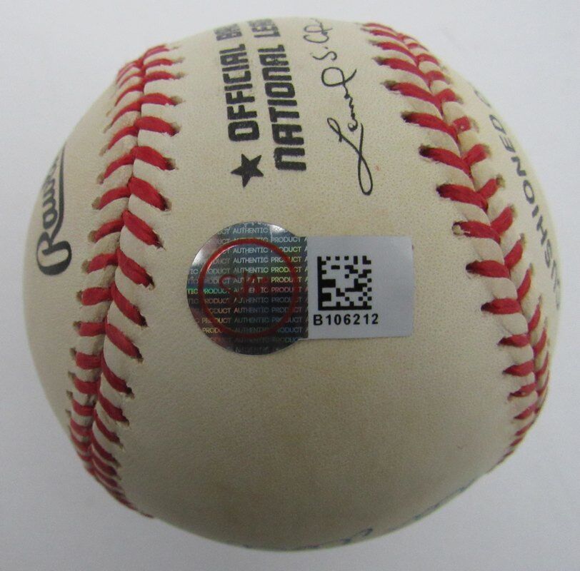 David Doster Phillies Signed Rawlings ONL Baseball Sports Memorabilia 141395