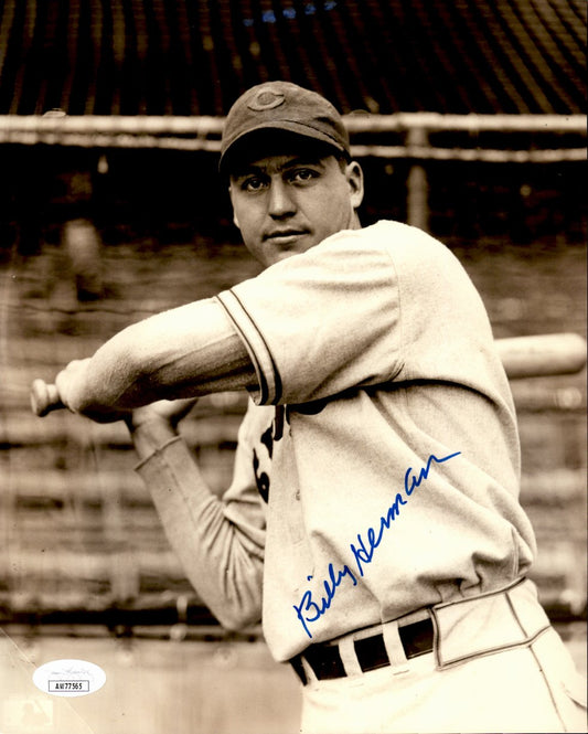 Billy Herman HOF Signed/Autographed 8x10 Photo Chicago Cubs JSA 191426