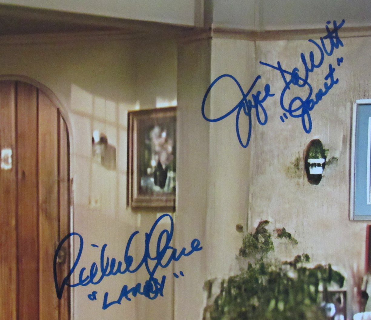 Three's Company Multi-Autographed by 4 Cast Members 11x14 Photo JSA 183398