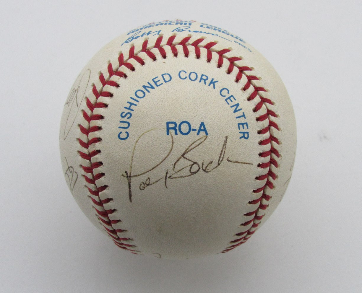 Cito Gaston +6 Others Multi-Autographed OAL Baseball Blue Jays 180063