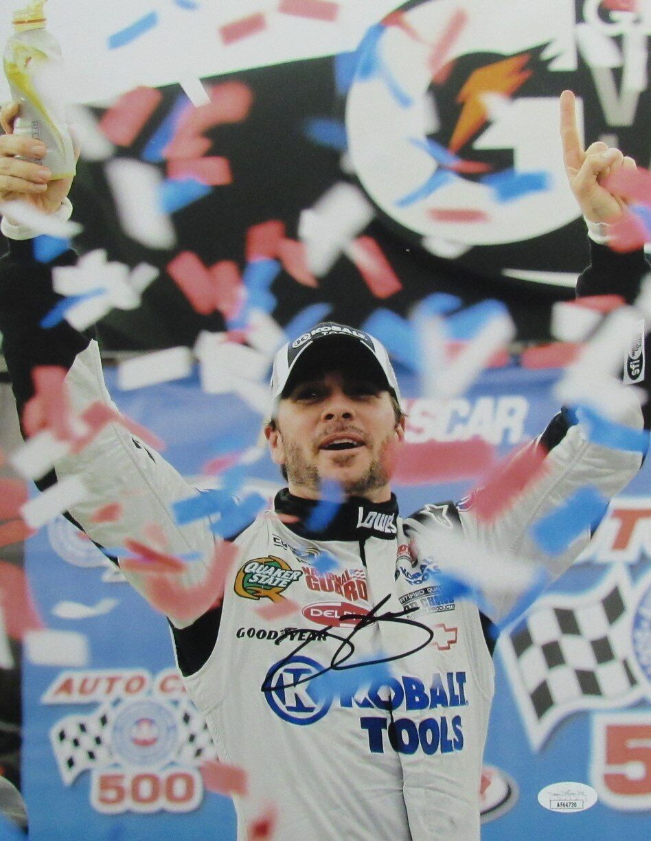 Jimmie Johnson Autographed 11x14 Photo NASCAR Driver JSA