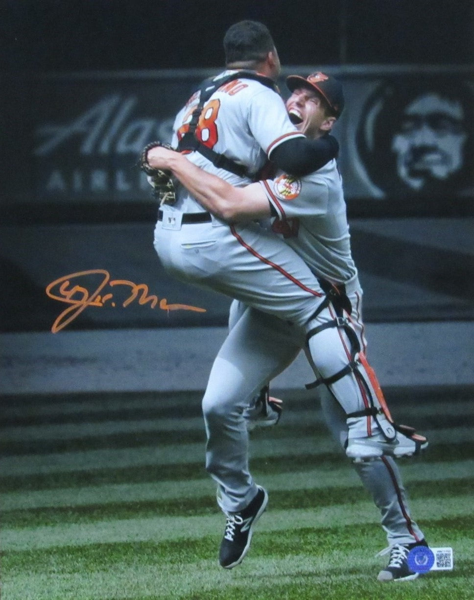 John Means Signed 11x14 Photo Baltimore Orioles Beckett 186271