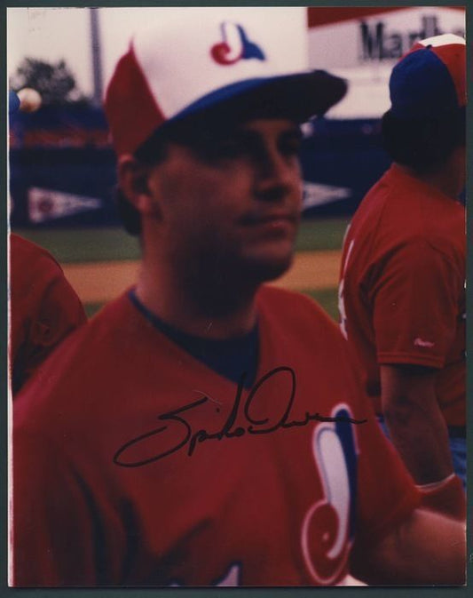 Spike Owen Montreal Expos Signed/Autographed 8x10 Photo *120543