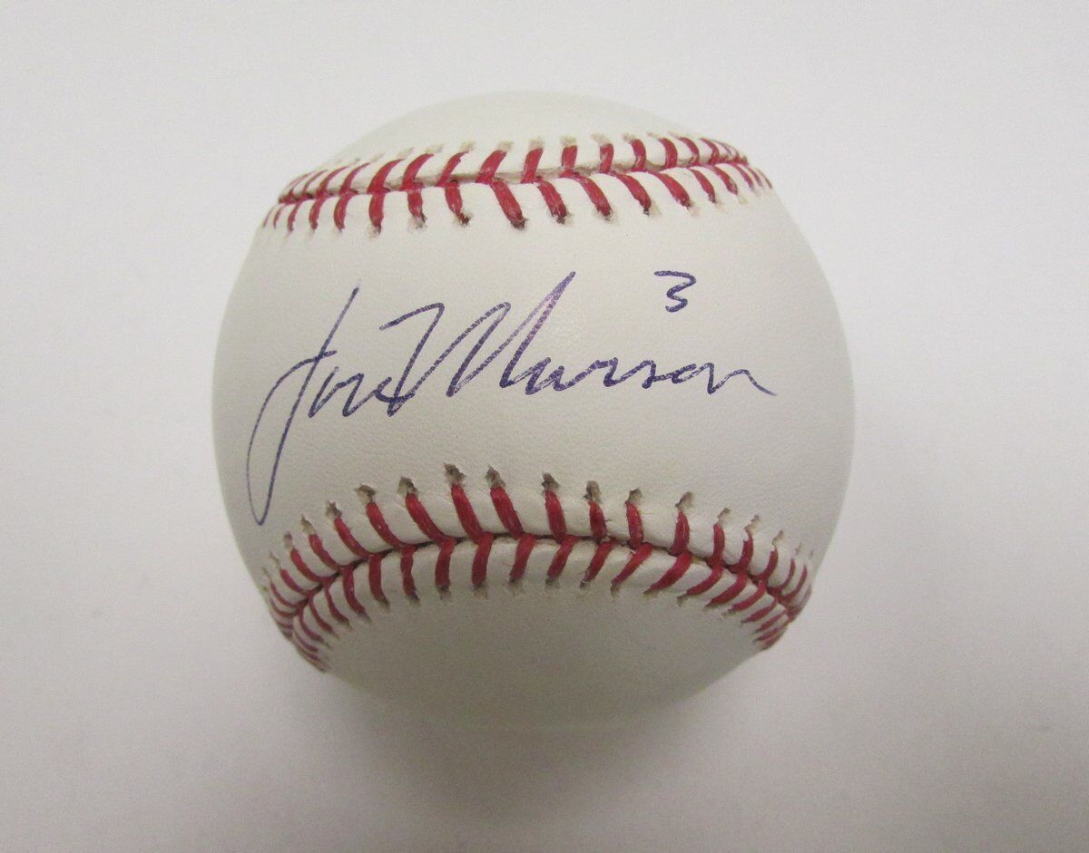 Lou Marson Signed/Autographed OML Baseball 139489