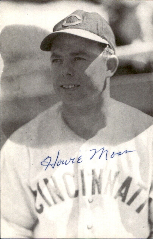 Honie Moss Reds d. 1989 Signed/Autographed 3x5  Photo 178659