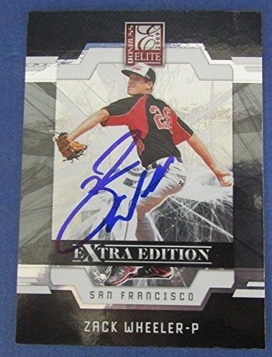 Zack Wheeler Mets 2009 Signed/Autographed Donruss Elite Extra Baseball Card #5