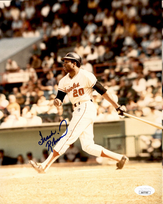 Frank Robinson HOF Signed/Autographed 8x10 Photo Baltimore Orioles JSA 191148