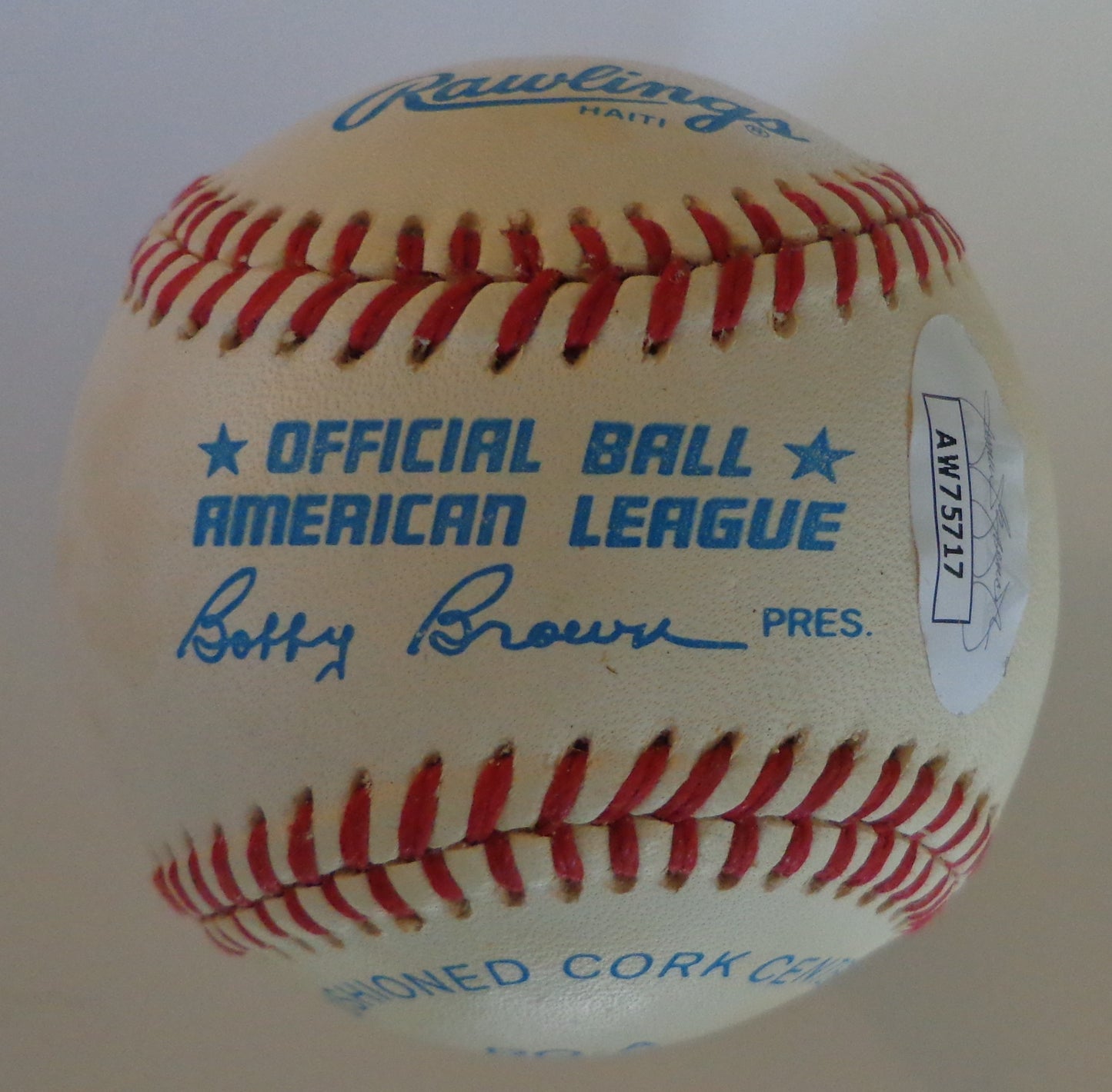 Brooks Robinson HOF Signed/Autographed OAL Baseball Baltimore Orioles JSA 191820