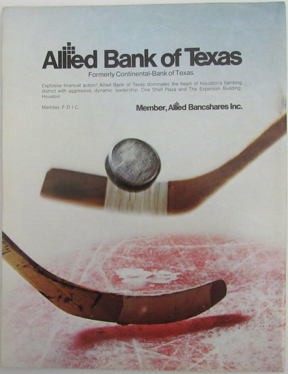 1975 Houston Aeros vs. Quebec Nordiques WHA AVCO Cup Playoff Program 150621