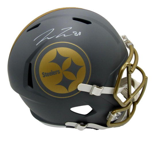 Pat Freiermuth Signed/Auto Slate Full Size Replica Helmet Steelers Beckett