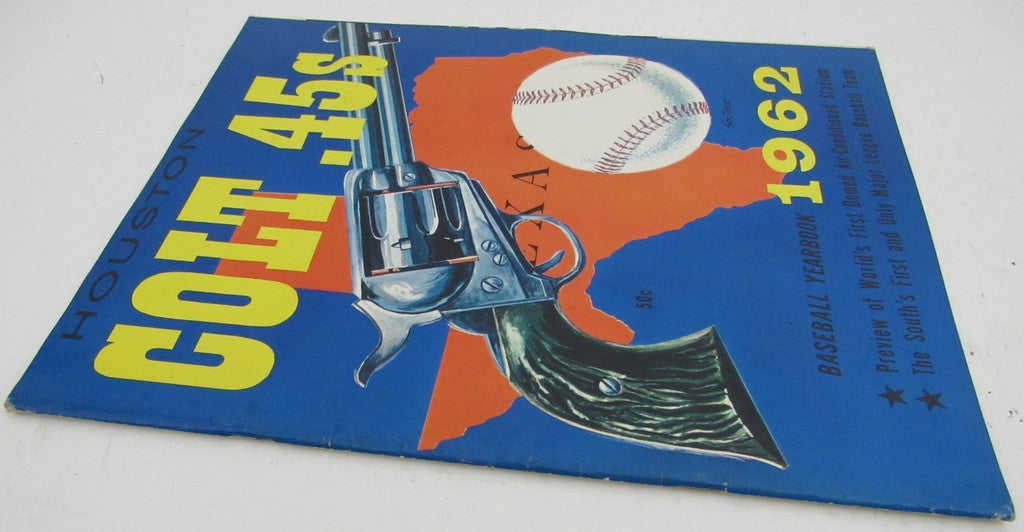 1962 Houston Colt 45's Inaugural Baseball Yearbook Staub, Guisti, Shantz  188428