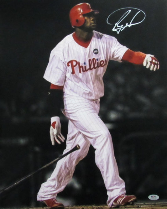 Ryan Howard Philadelphia Phillies Signed/Autographed 16x20 Photo PSA 192095