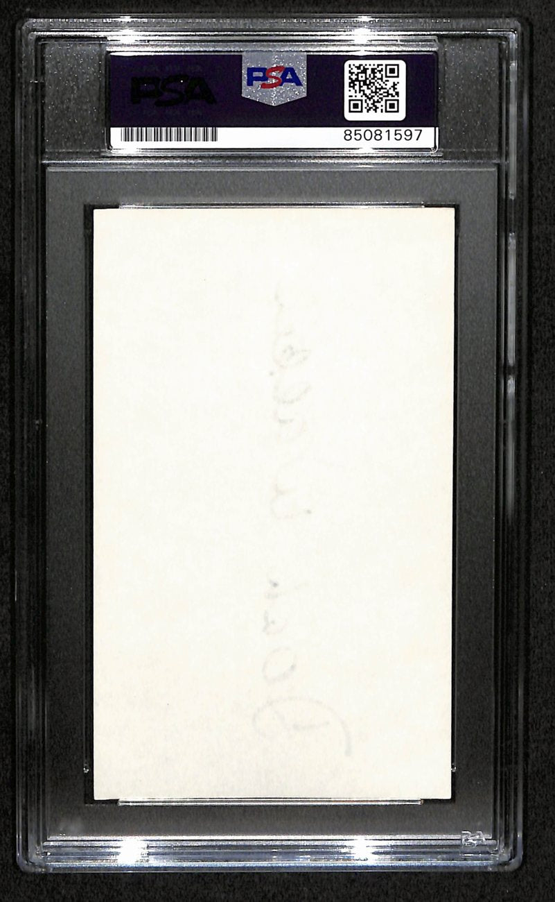 Doak Walker HOF Signed 3x5 Index Card Detroit Lions PSA/DNA 184208