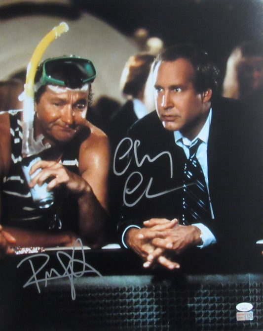 Chevy Chase/Randy Quaid Dual-Signed/Auto 16x20 Photo "Vegas Vacation" JSA 191282