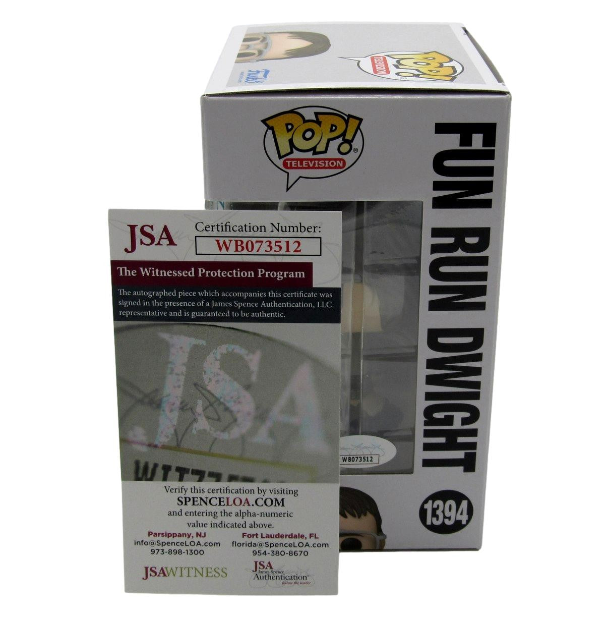 Rainn Wilson Autographed Funko Pop! #1394 Figurine "The Office" JSA 184713