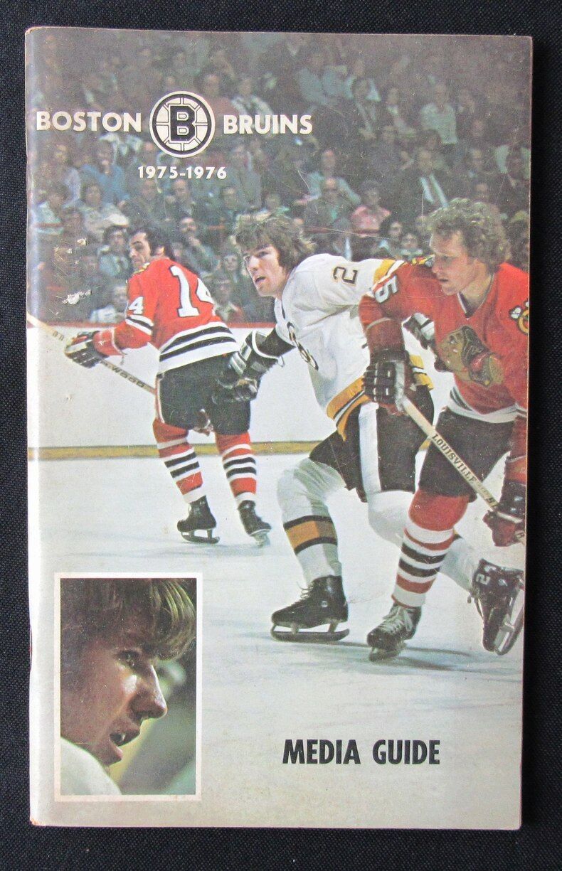 1975-1976 Boston Bruins Media Guide 176515