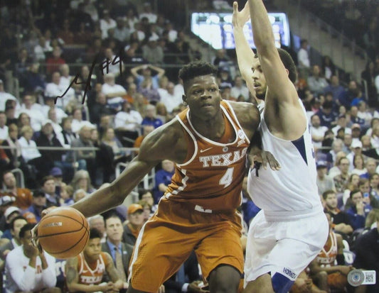 Mohamed Bamba Autographed 11x14 Basketball Photo University of Texas Beckett