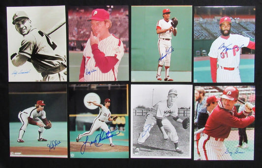 Lot of (17) Autographed Philadelphia Phillies Greats 8x10 Photos 181353