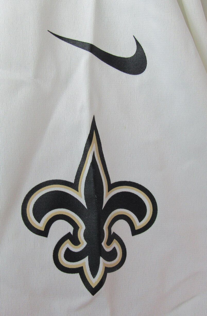 Drew Brees Autographed White Nike On Field Football Jersey Saints Beckett 178364