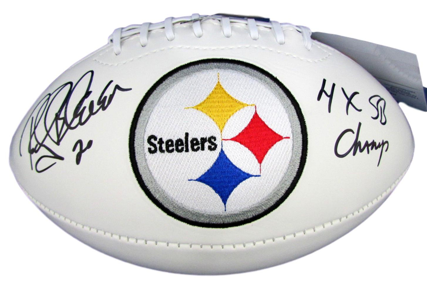 Rocky Bleier Pittsburgh Steelers Signed/Autographed Logo Football JSA 134071