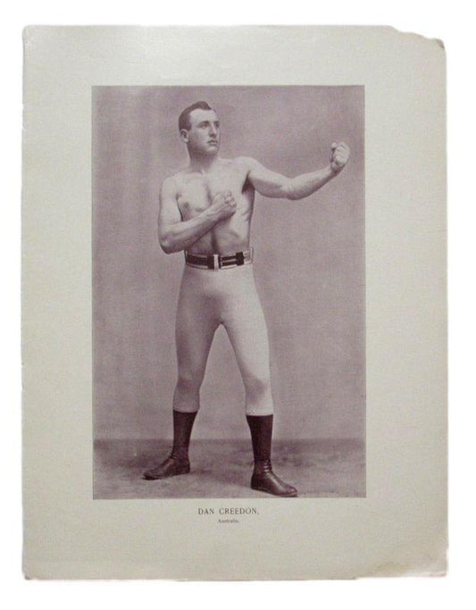 Dan Creedon Boxer 1895 Boxing Gladiators 11x15 Supplement Poster.