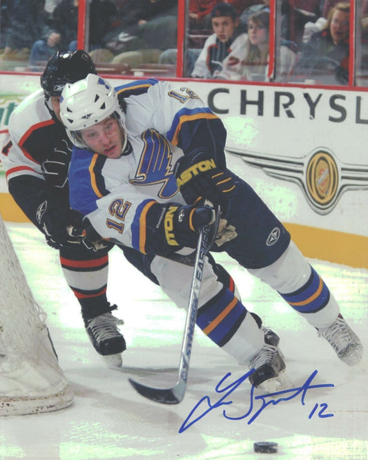 Lee Stempniak St. Louis Blues Signed/Autographed 8x10 Photo 152492