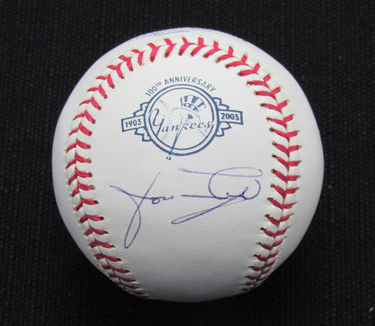Jose  Rijo Signed/Auto Yankees 100th OML Baseball JSA  186910