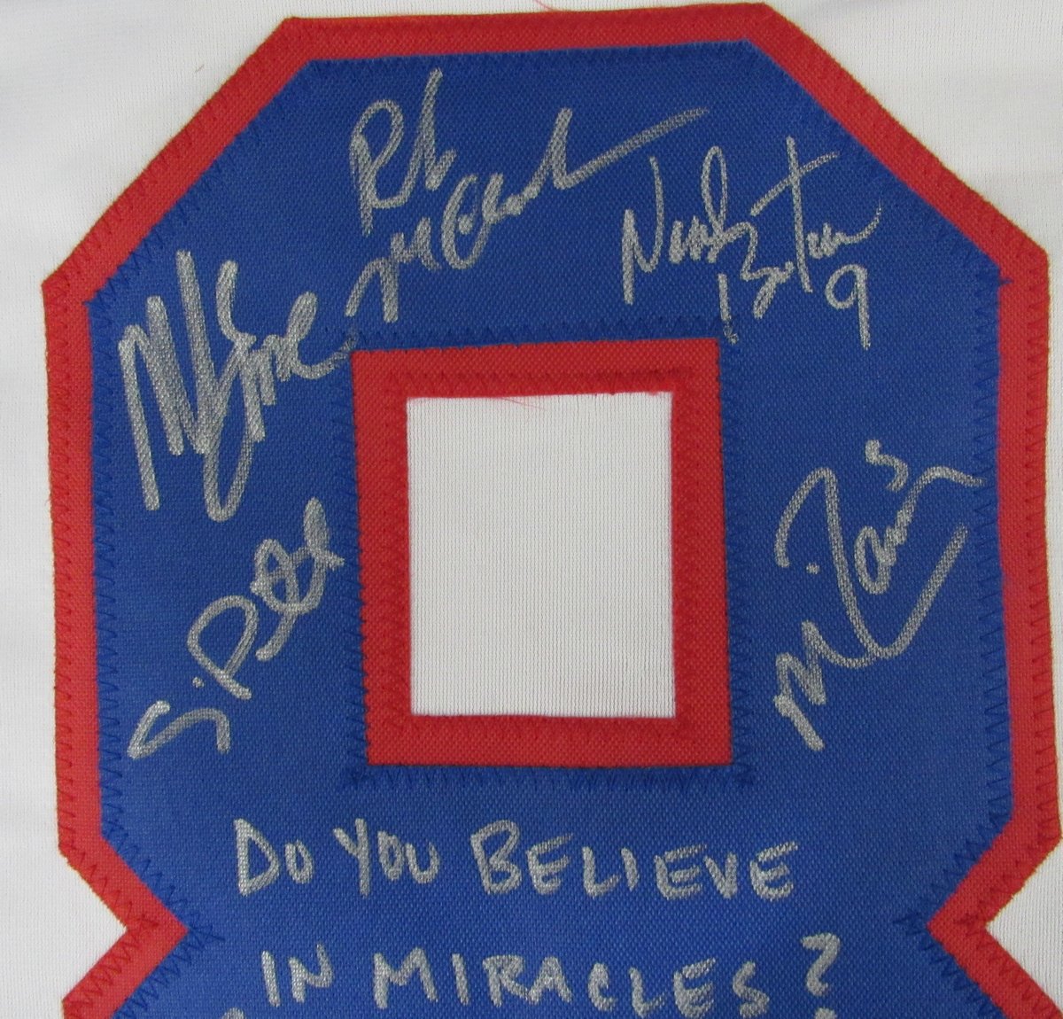 1980 Miracle on Ice Team Signed (18 Signatures) Hockey Jersey Beckett 192966