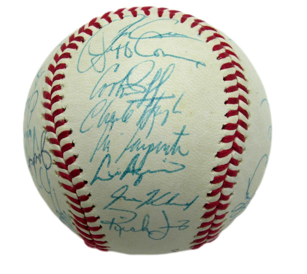 1993 Florida Marlins Signed by 28 Team Baseball Inaugural Season Hoffman HOF