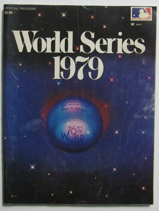 1979 World Series Baltimore Orioles vs. Pittsburgh Pirates Program 167576
